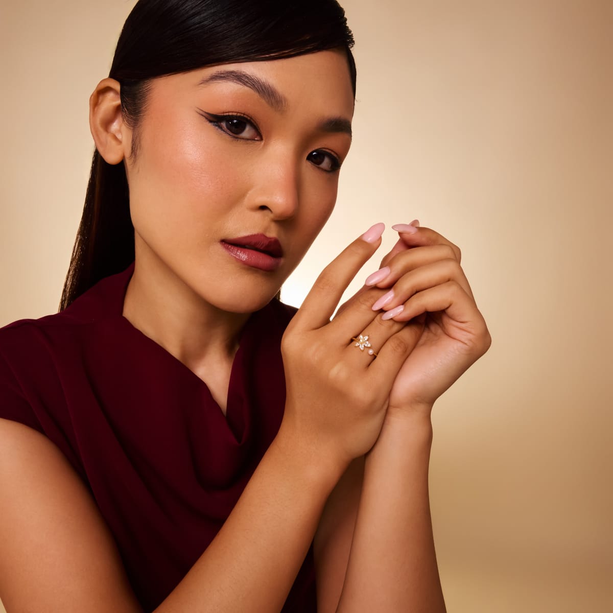 Trendy Zircon Finger Ring Trendy Finger Ring 203997