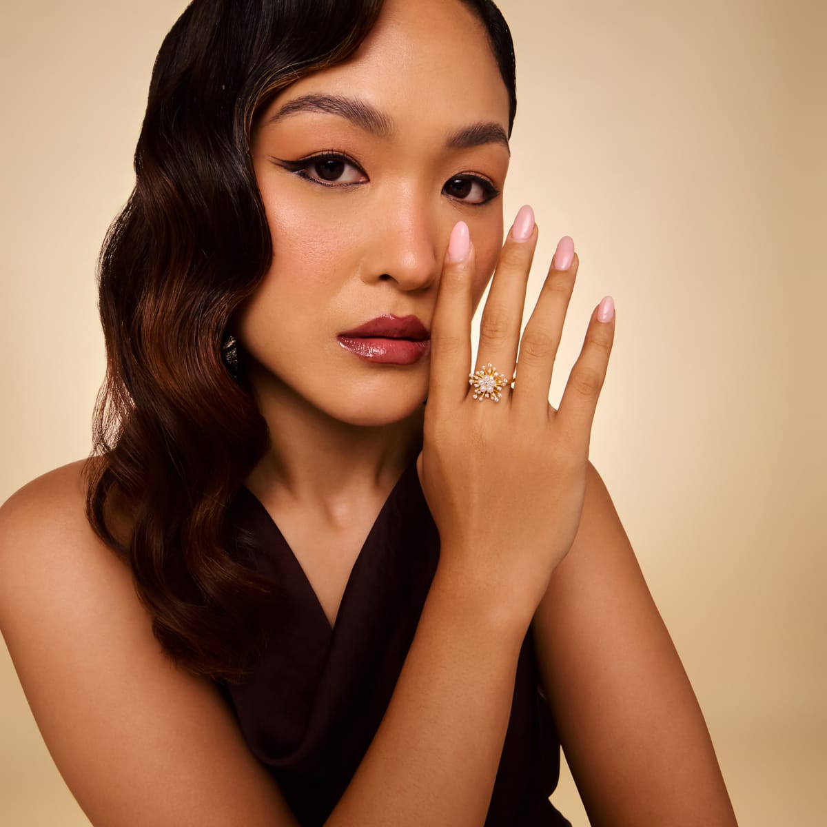 Trendy Zircon Finger Ring Trendy Finger Ring 204190