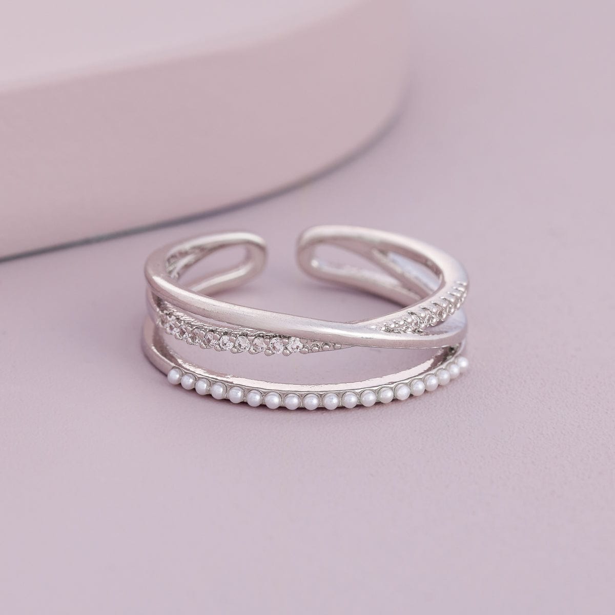 Trendy Zircon Finger Ring Trendy Finger Ring 192422