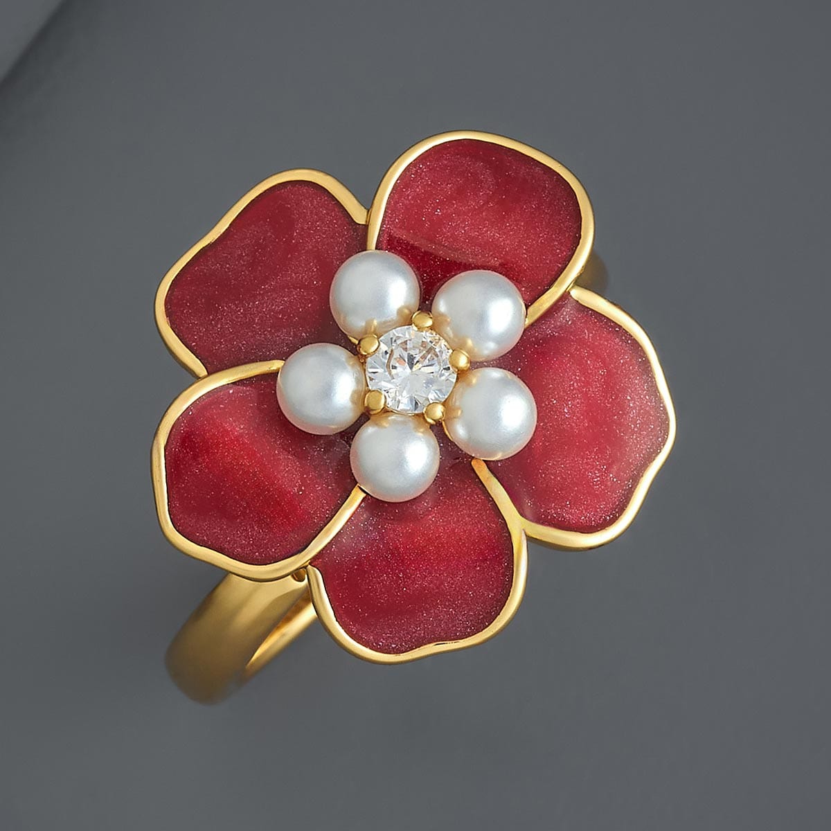 Trendy Zircon Finger Ring Trendy Finger Ring 186023