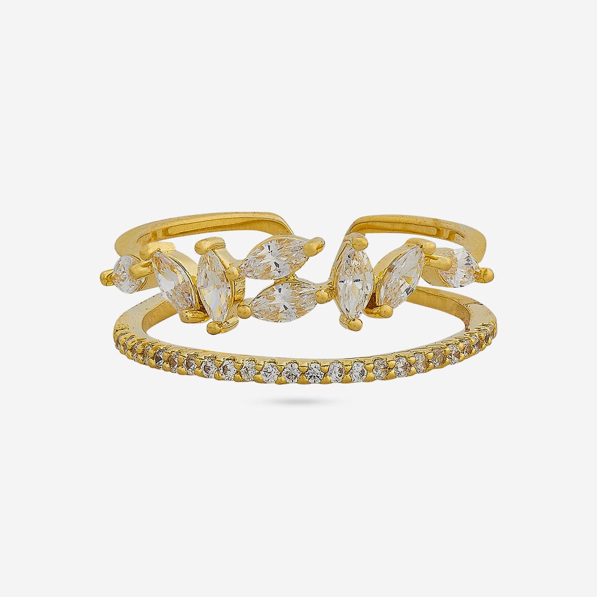 Trendy Zircon Finger Ring Trendy Finger Ring 132755