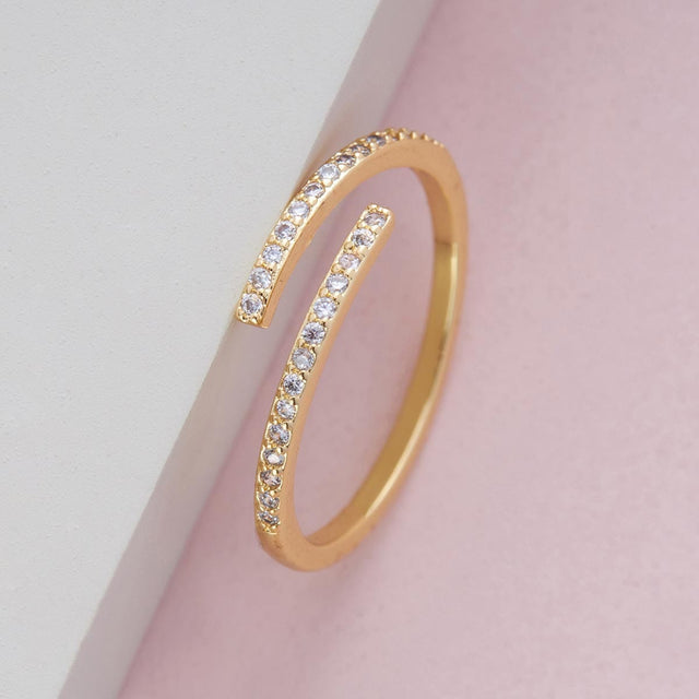 Trendy Zircon Finger Ring Trendy Finger Ring 138728