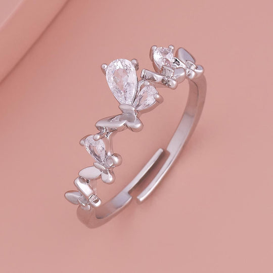 Trendy Zircon Finger Ring Trendy Finger Ring 162565