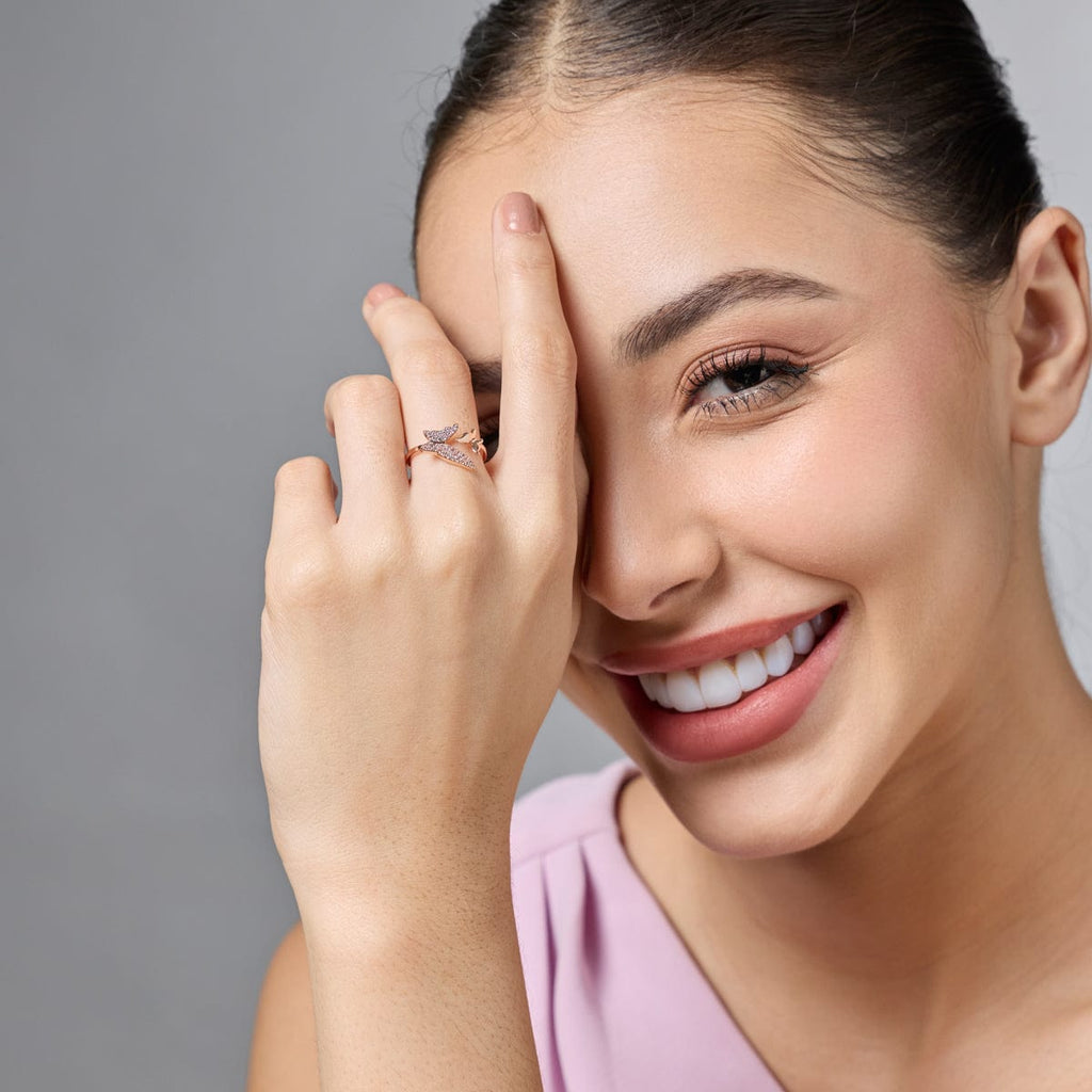 Trendy Zircon Finger Ring Trendy Finger Ring 168555