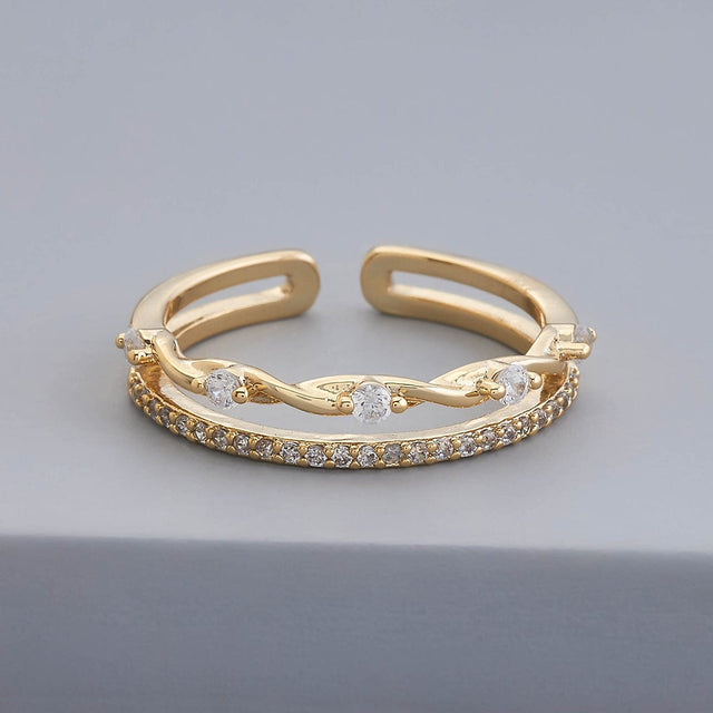 Trendy Zircon Finger Ring Trendy Finger Ring 171108