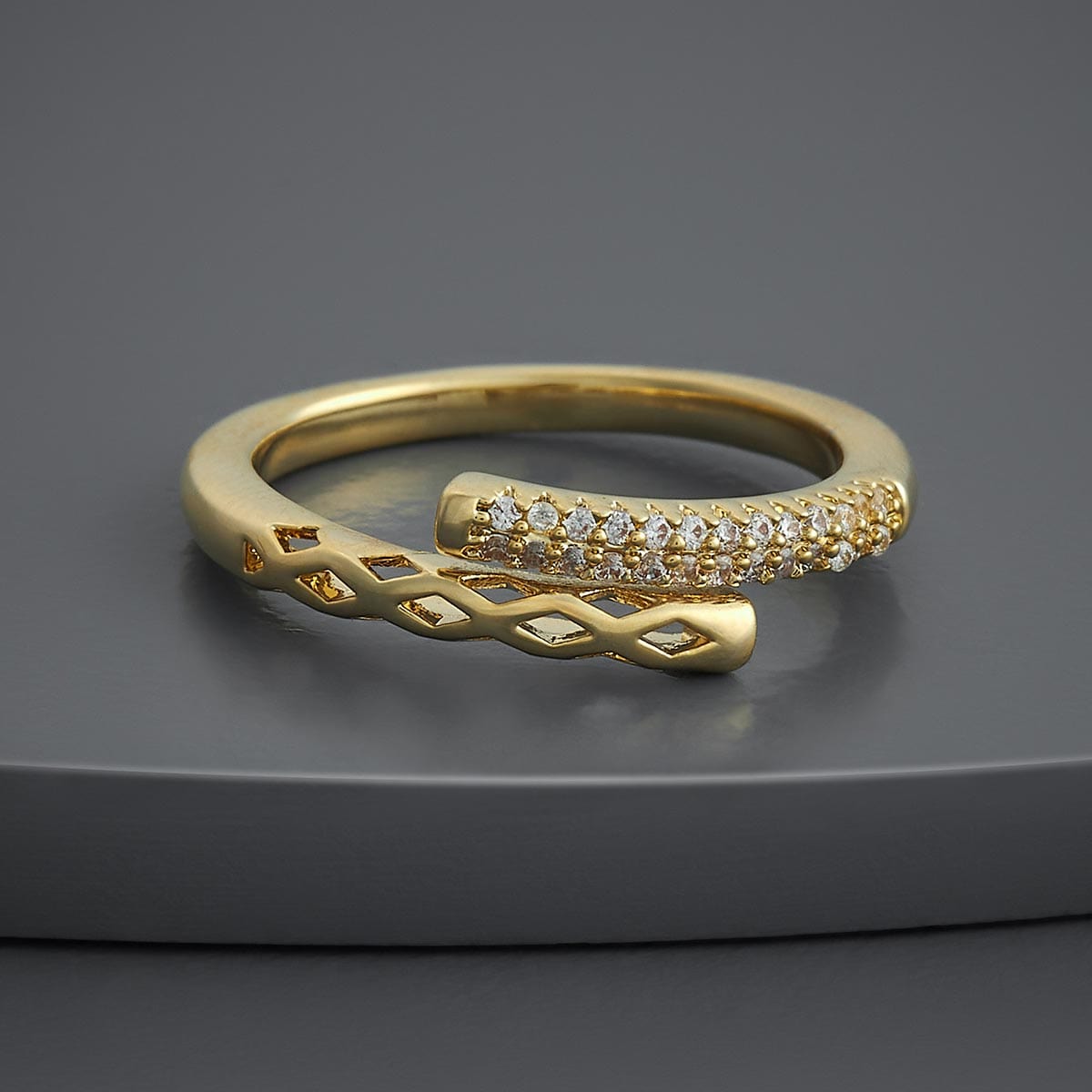 Trendy Zircon Finger Ring Trendy Finger Ring 184318