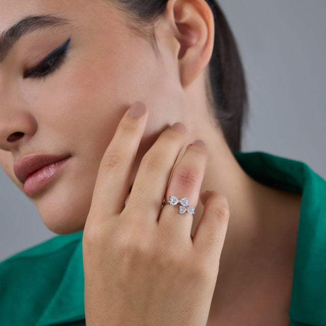 Trendy Zircon Finger Ring Trendy Finger Ring 184325
