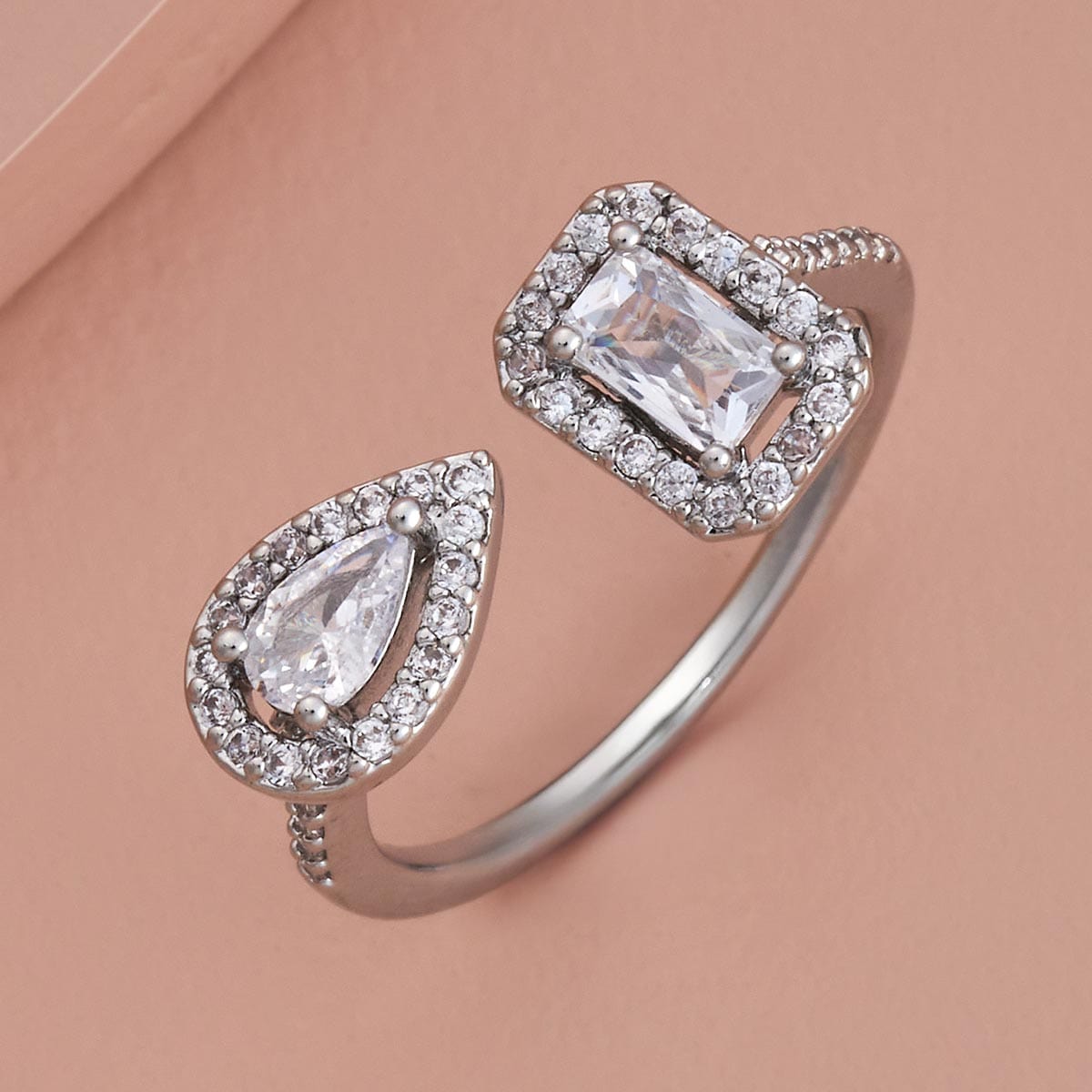 Trendy Zircon Finger Ring Trendy Finger Ring 184501