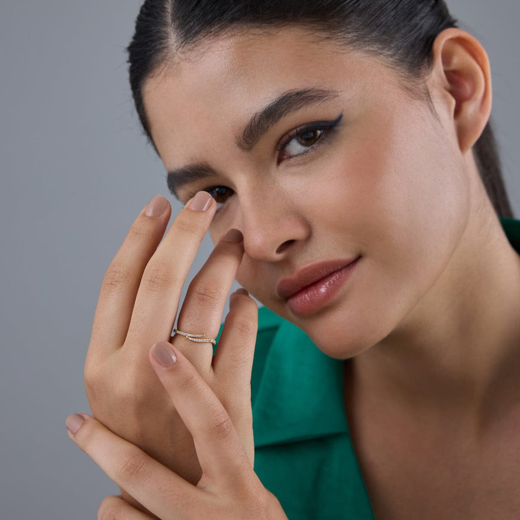 Trendy Zircon Finger Ring Trendy Finger Ring 184503