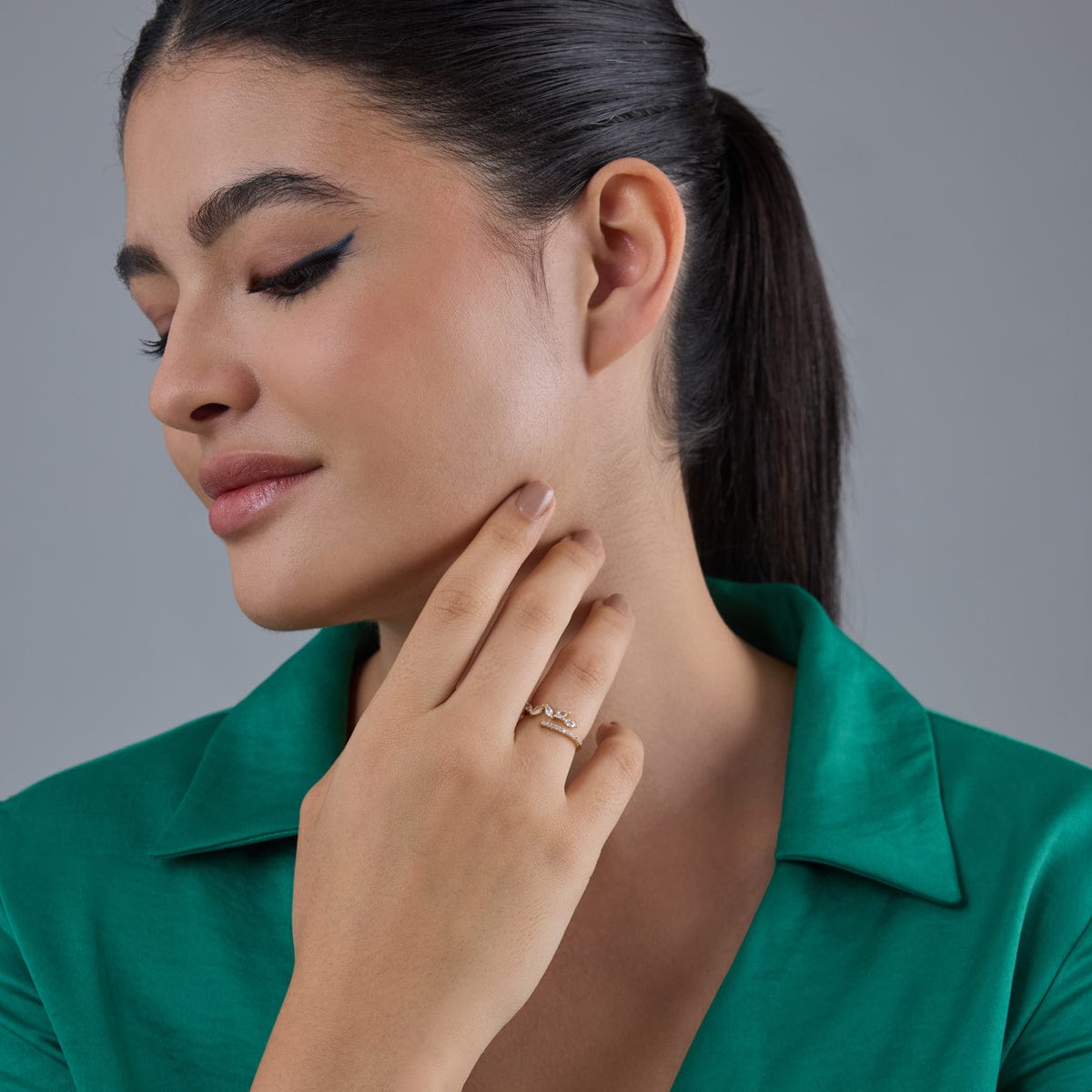 Trendy Zircon Finger Ring Trendy Finger Ring 184549