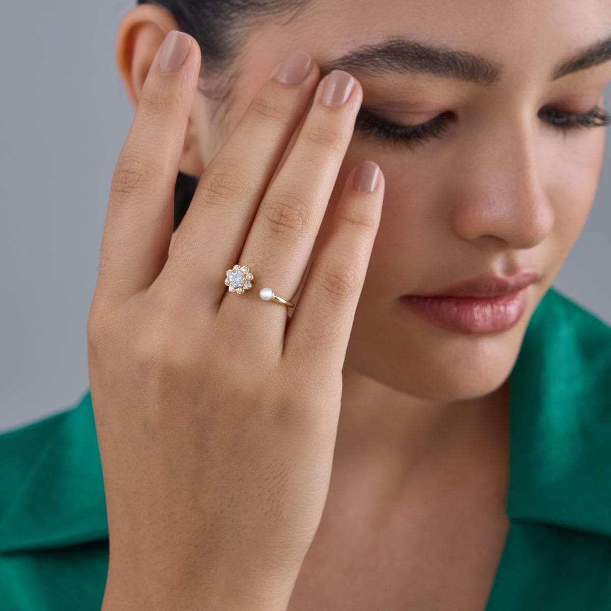 Trendy Zircon Finger Ring Trendy Finger Ring 185870