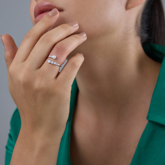 Trendy Zircon Finger Ring Trendy Finger Ring 185871
