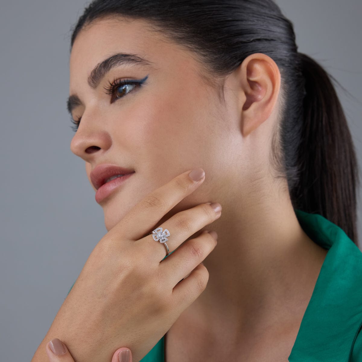 Trendy Zircon Finger Ring Trendy Finger Ring 185873