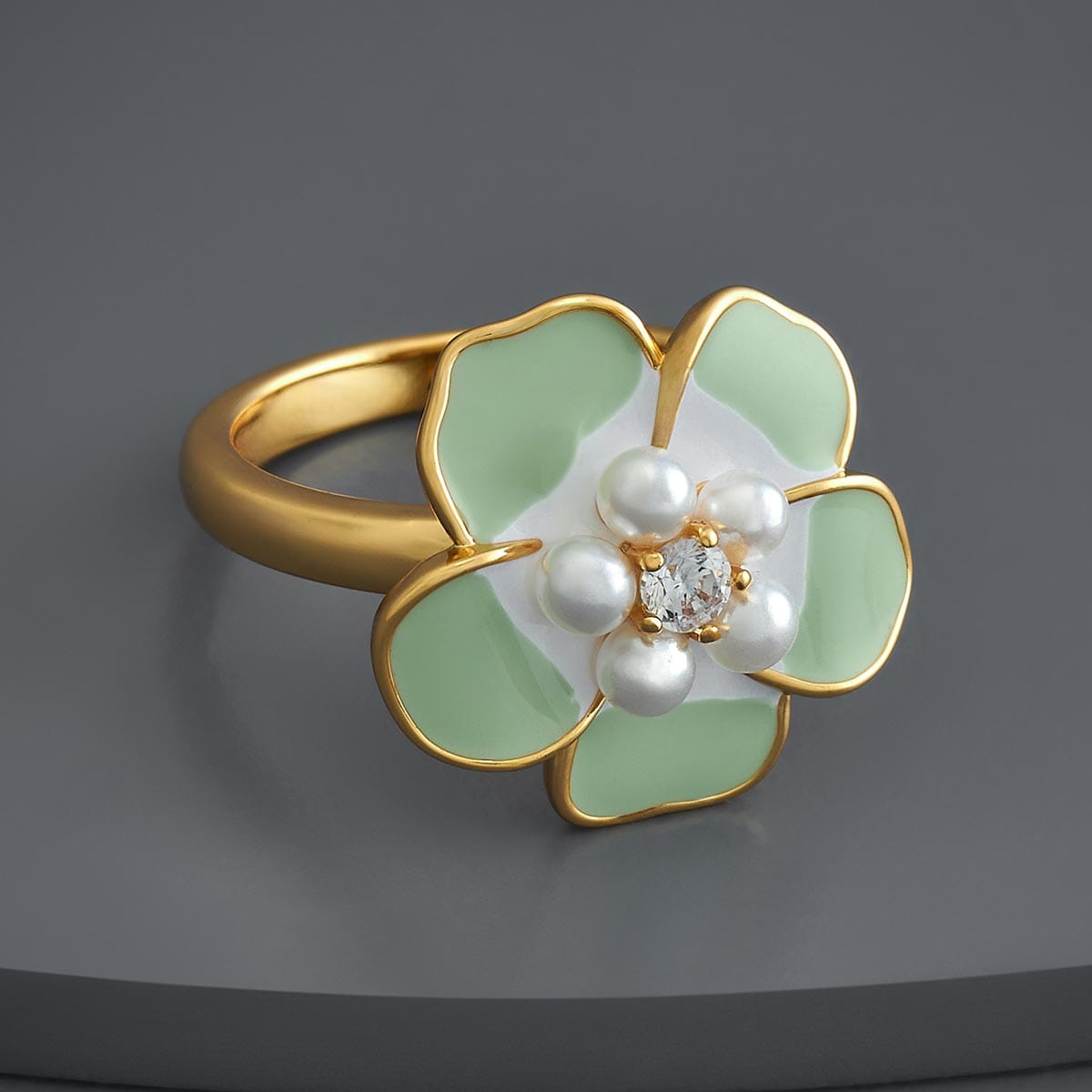 Trendy Zircon Finger Ring Trendy Finger Ring 186023