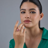 Trendy Zircon Finger Ring Trendy Finger Ring 186023