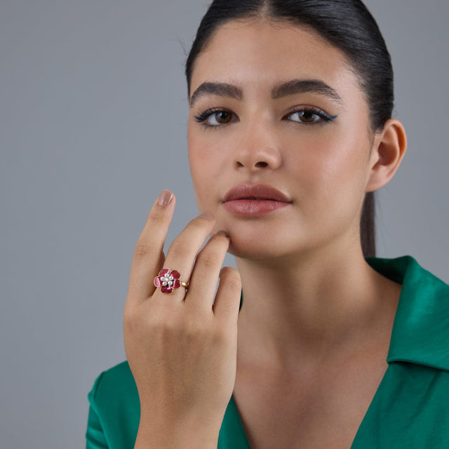 Trendy Zircon Finger Ring Trendy Finger Ring 186023