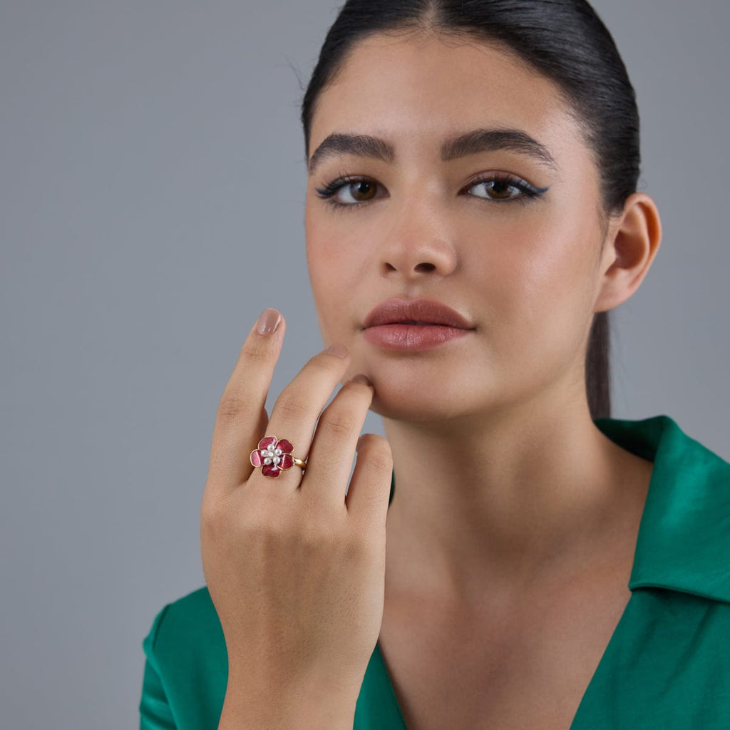 Trendy Zircon Finger Ring Trendy Finger Ring 186023