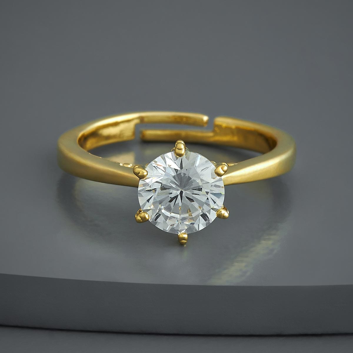 Trendy Zircon Finger Ring Trendy Finger Ring 186051