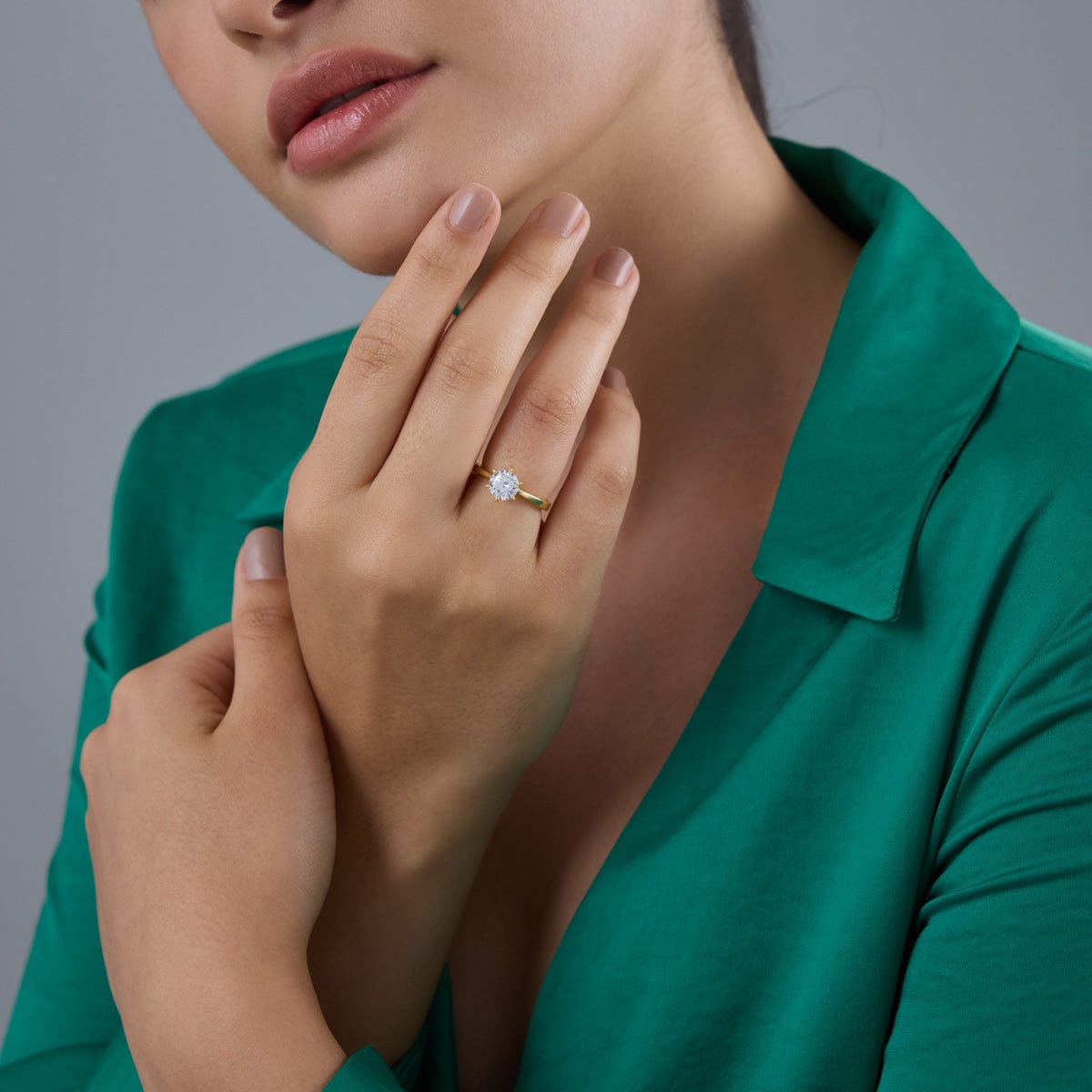 Trendy Zircon Finger Ring Trendy Finger Ring 186051