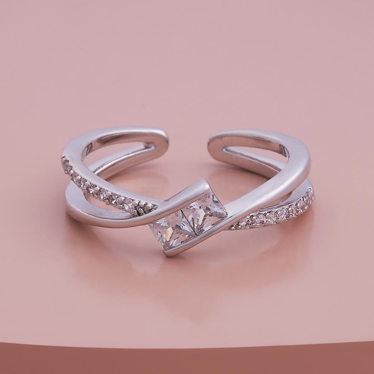 Trendy Zircon Finger Ring Trendy Finger Ring 186054