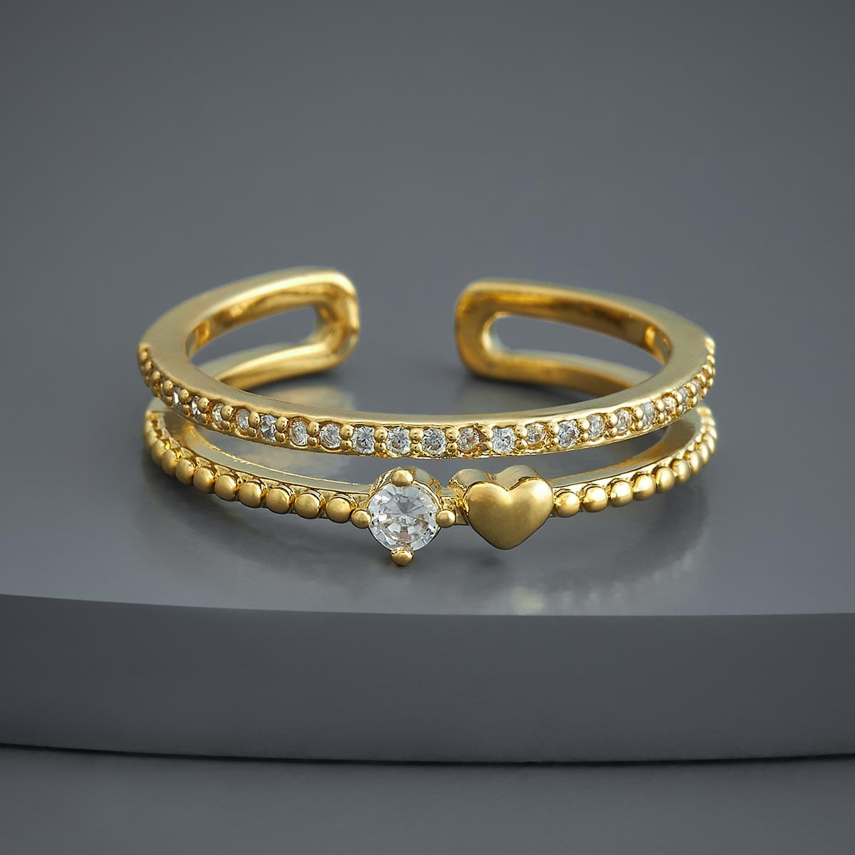 Trendy Zircon Finger Ring Trendy Finger Ring 186055