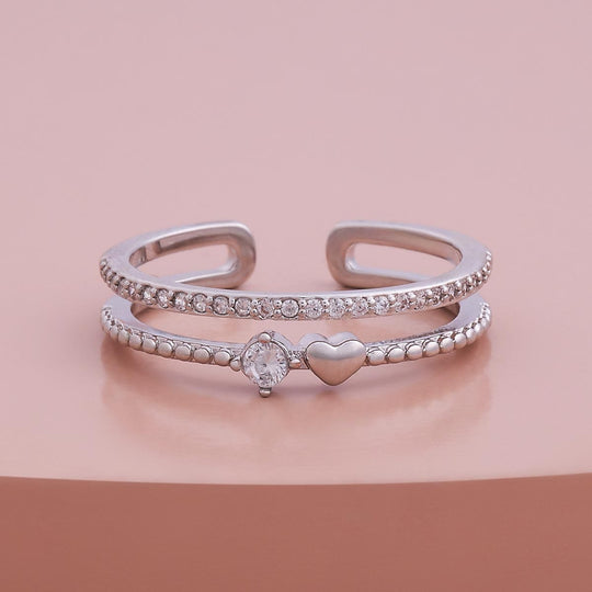 Trendy Zircon Finger Ring Trendy Finger Ring 186055