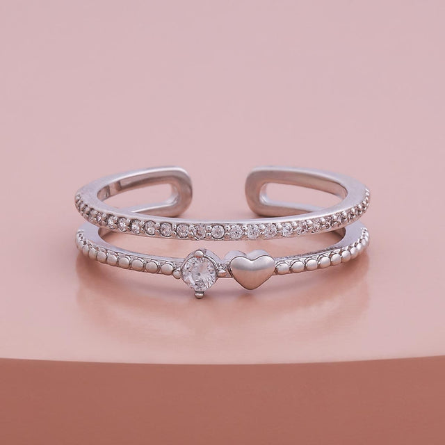 Trendy Zircon Finger Ring Trendy Finger Ring 186055