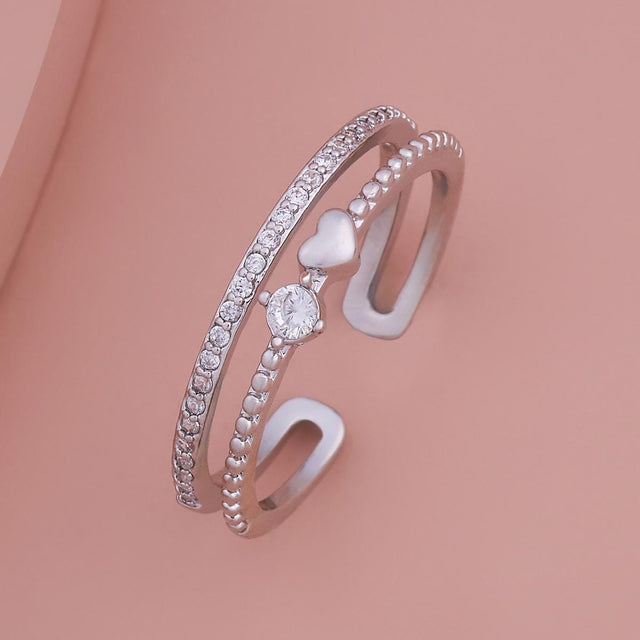 Trendy Zircon Finger Ring Trendy Finger Ring 186055