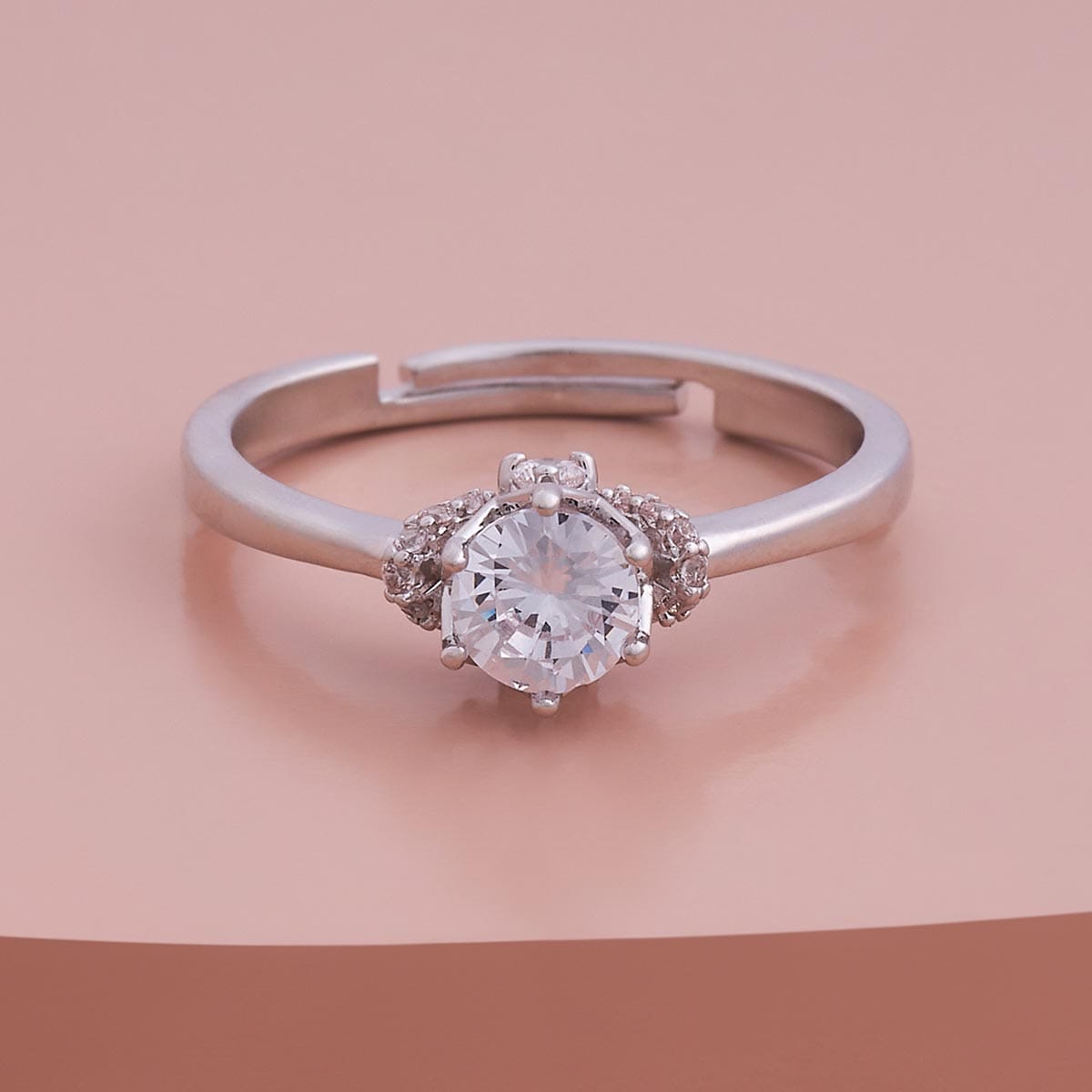 Trendy Zircon Finger Ring Trendy Finger Ring 186058
