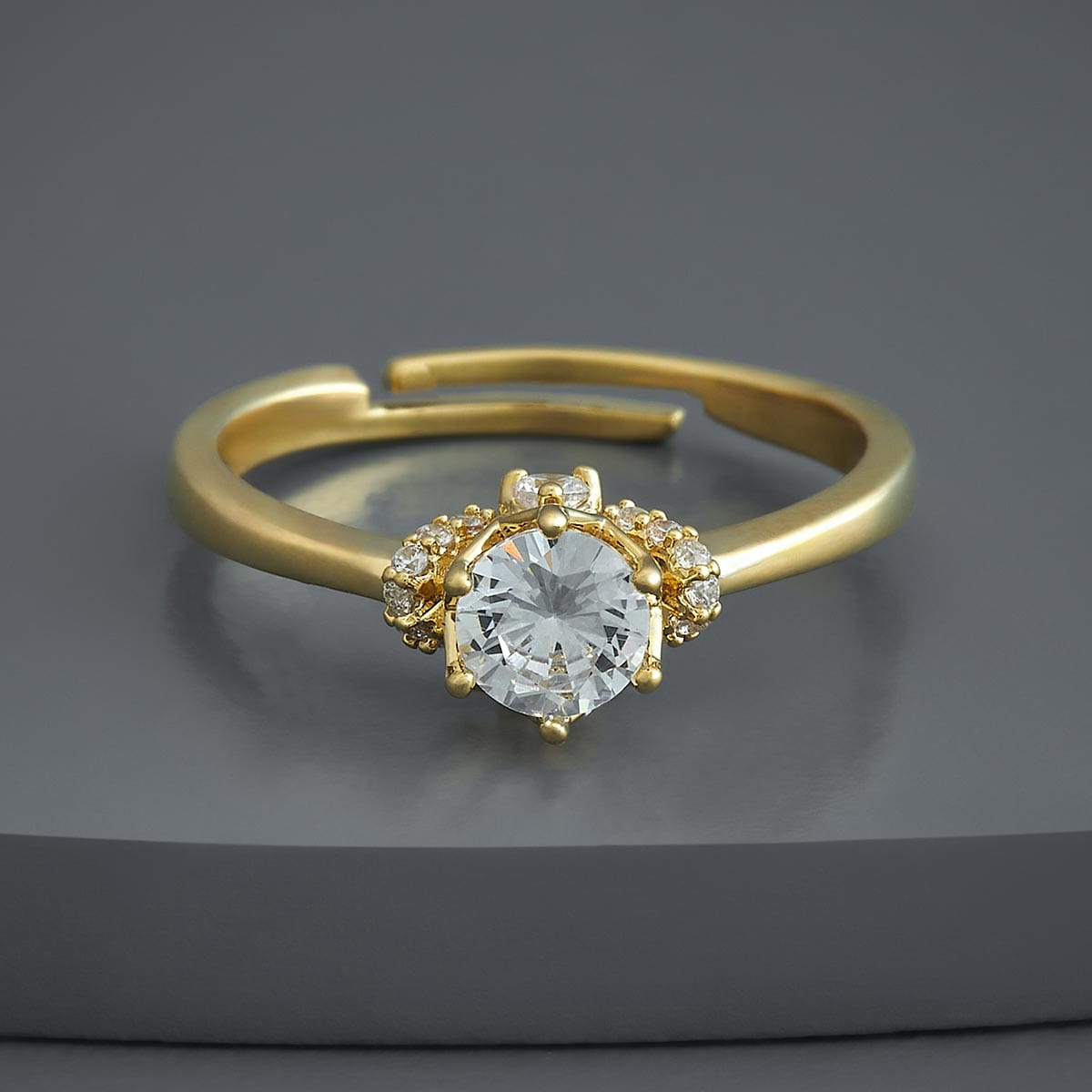 Trendy Zircon Finger Ring Trendy Finger Ring 186058