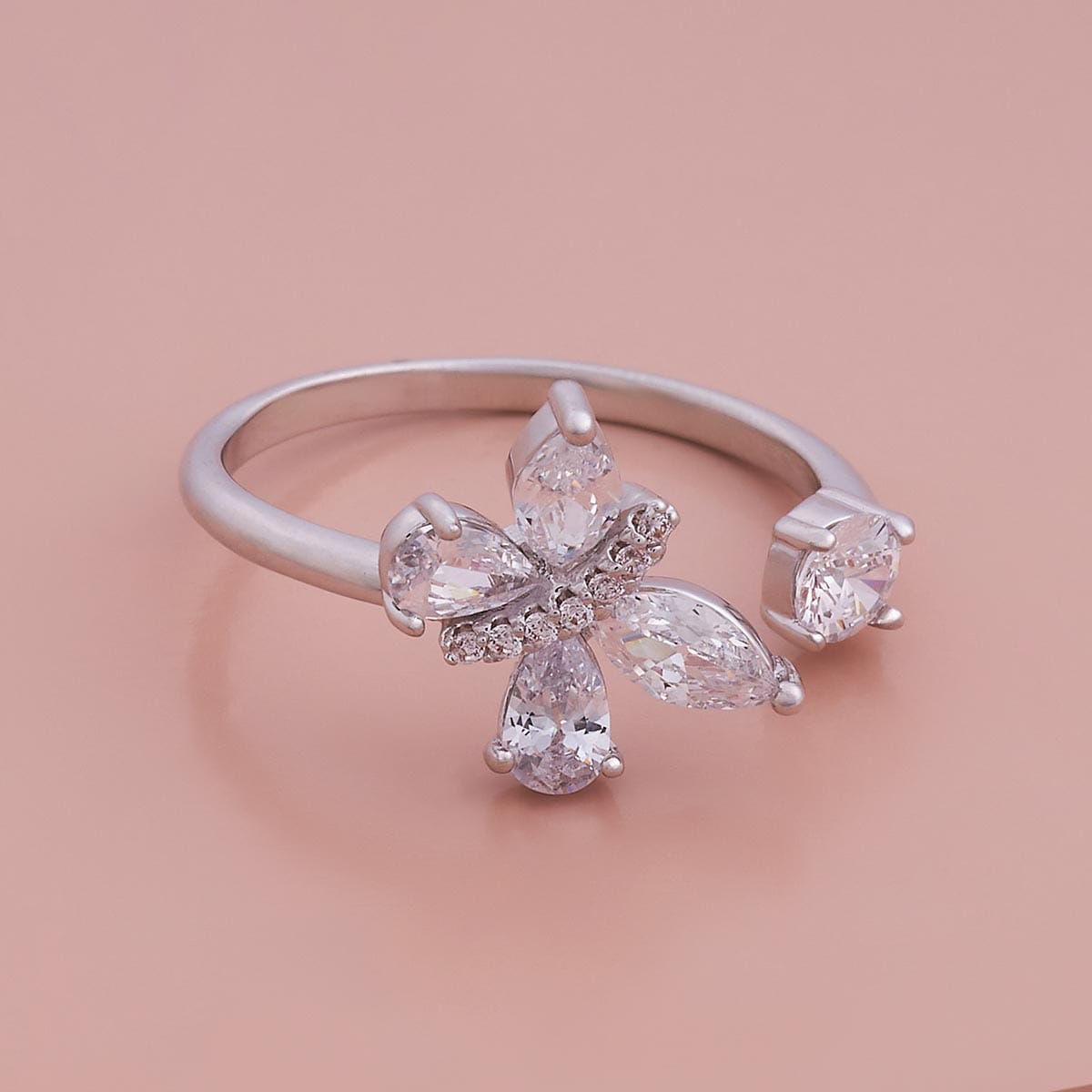Trendy Zircon Finger Ring Trendy Finger Ring 186059