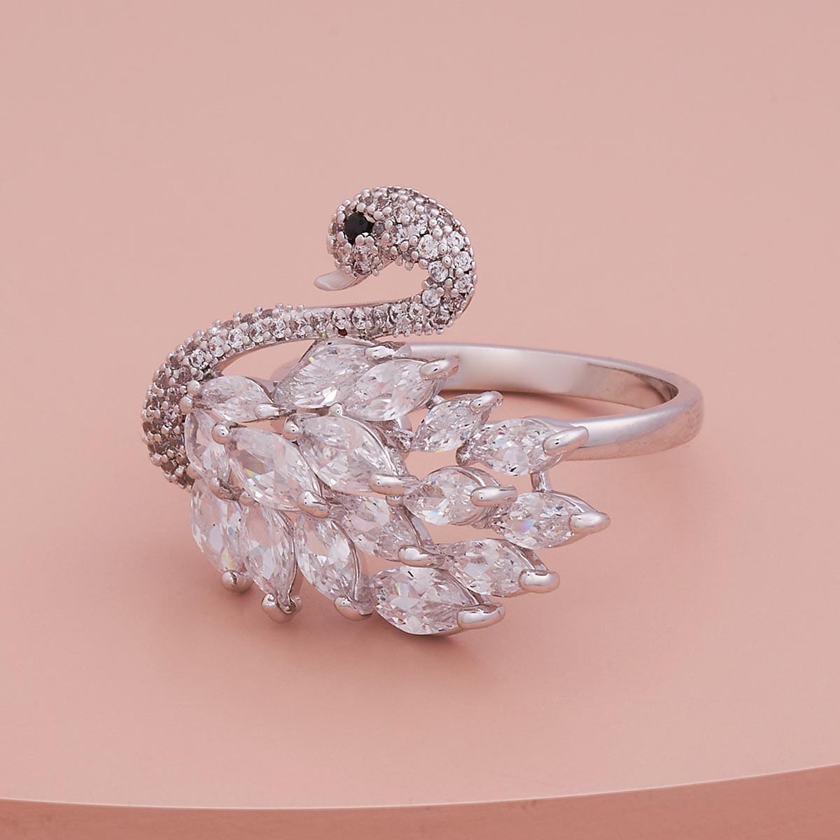Trendy Zircon Finger Ring Trendy Finger Ring 186734