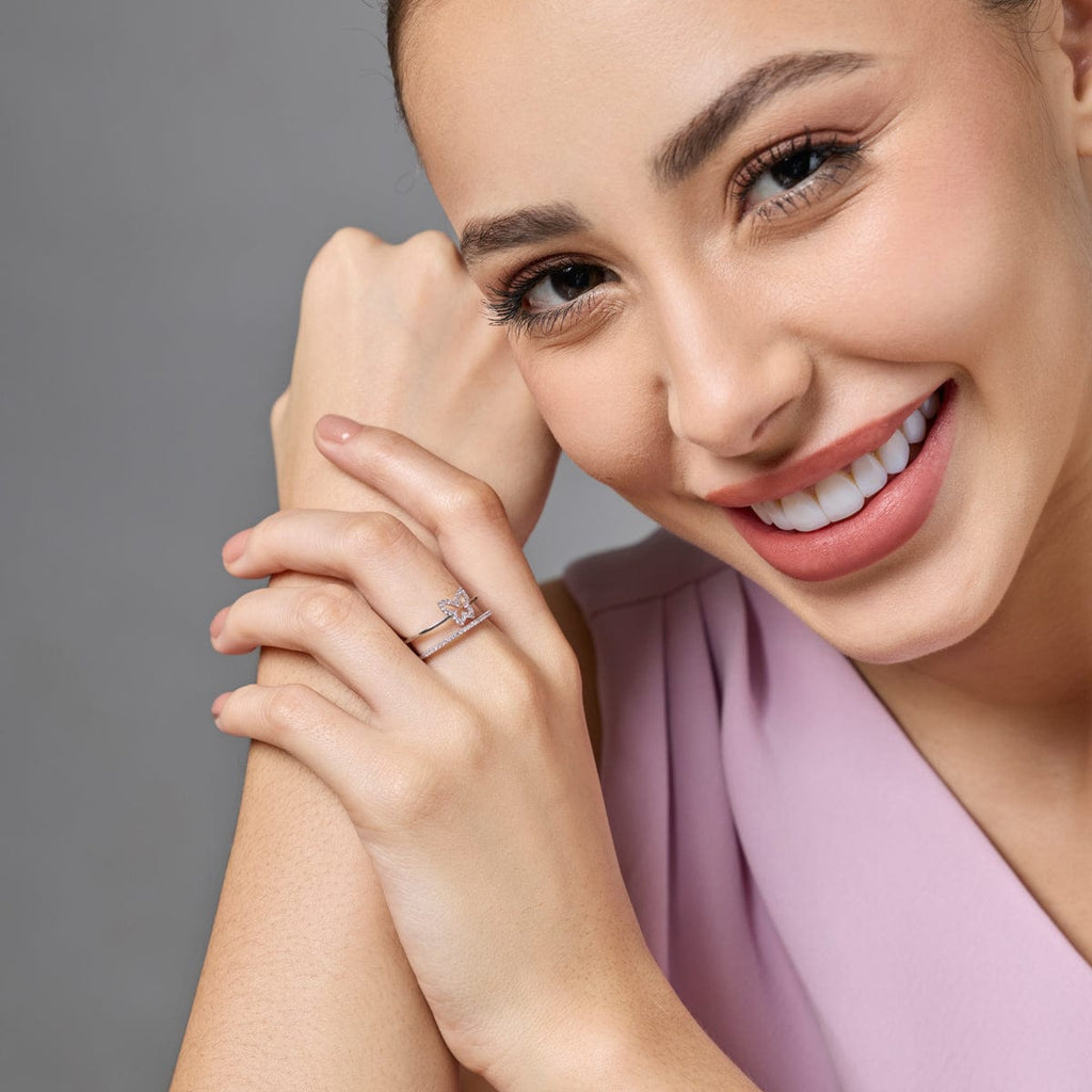 Trendy Zircon Finger Ring Trendy Finger Ring 186736