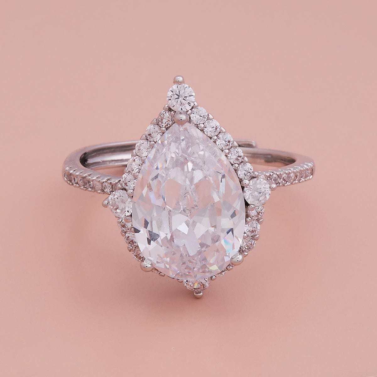 Trendy Zircon Finger Ring Trendy Finger Ring 186746