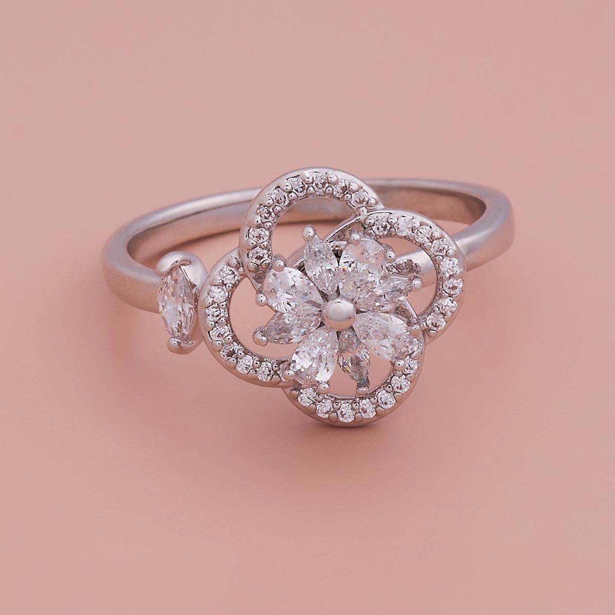 Trendy Zircon Finger Ring Trendy Finger Ring 186749