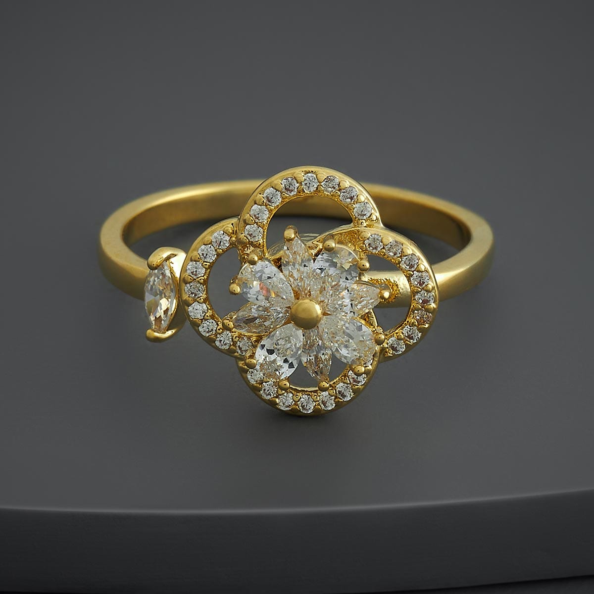 Trendy Zircon Finger Ring Trendy Finger Ring 186749