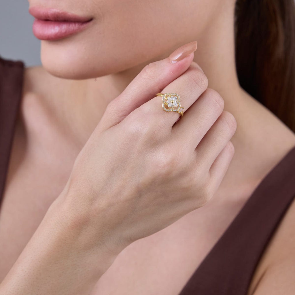 Trendy Zircon Finger Ring Trendy Finger Ring 186749