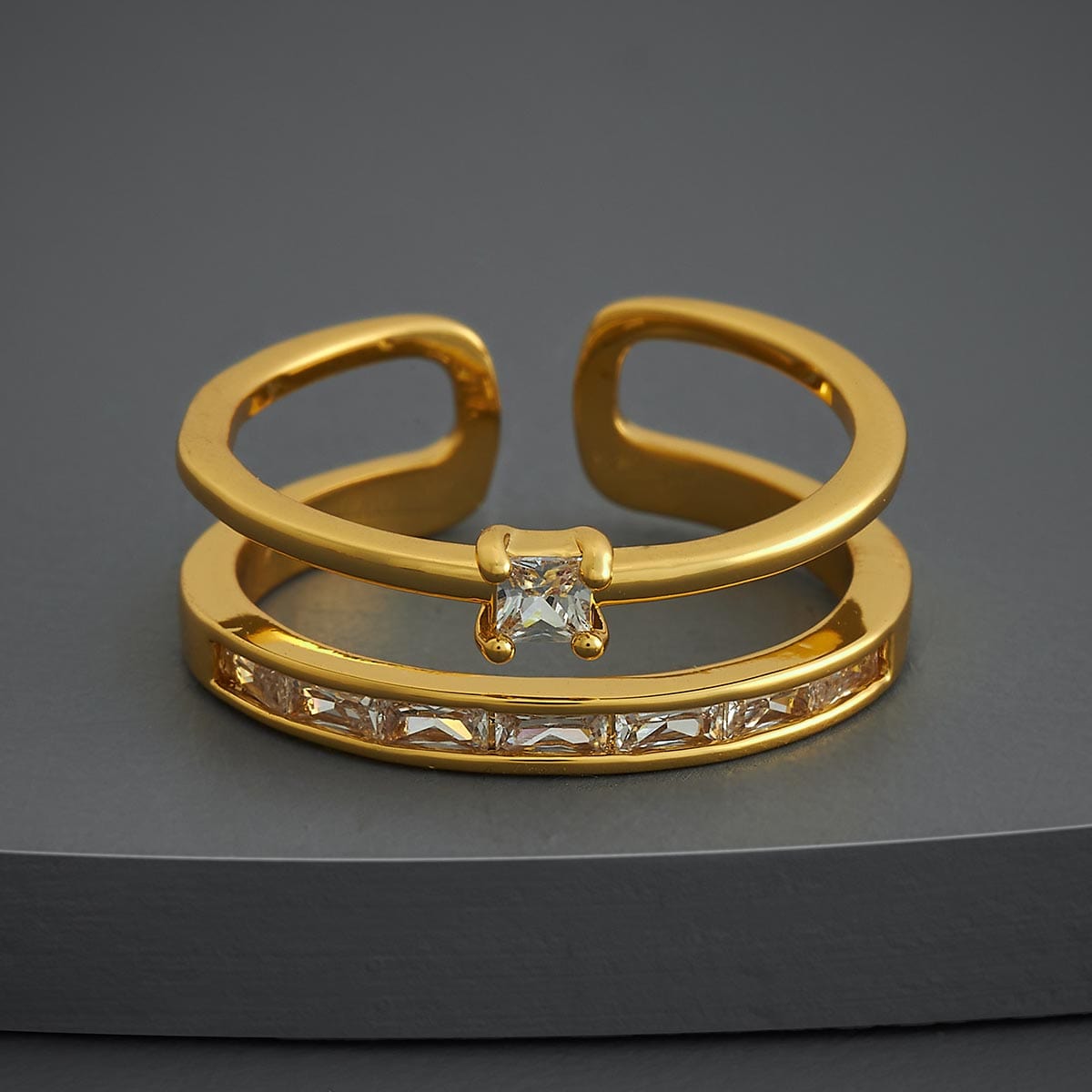 Trendy Zircon Finger Ring Trendy Finger Ring 186751