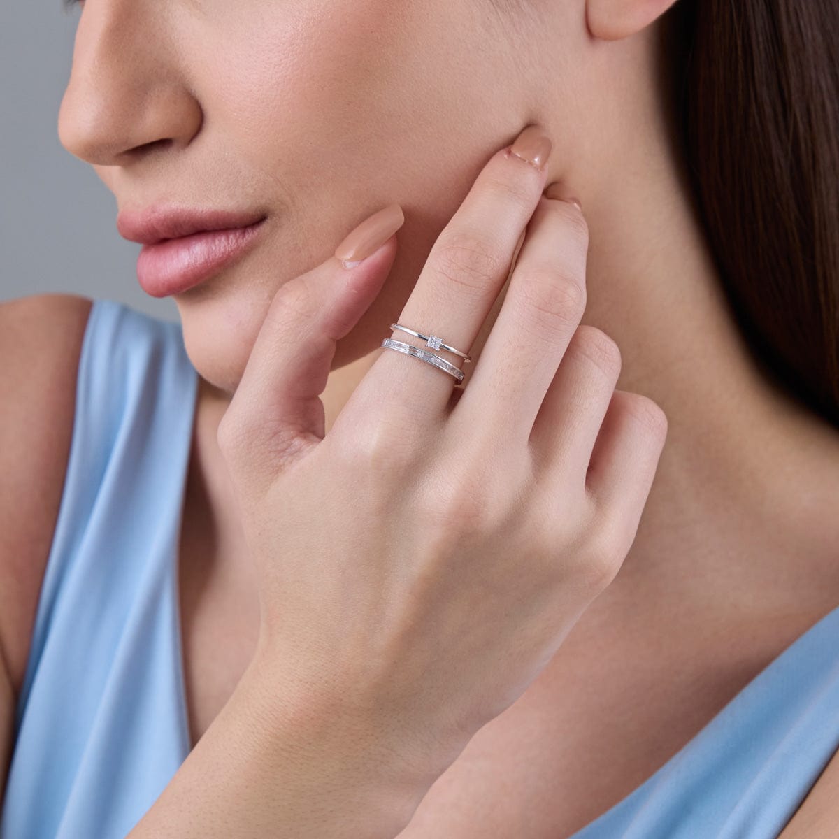 Trendy Zircon Finger Ring Trendy Finger Ring 186751