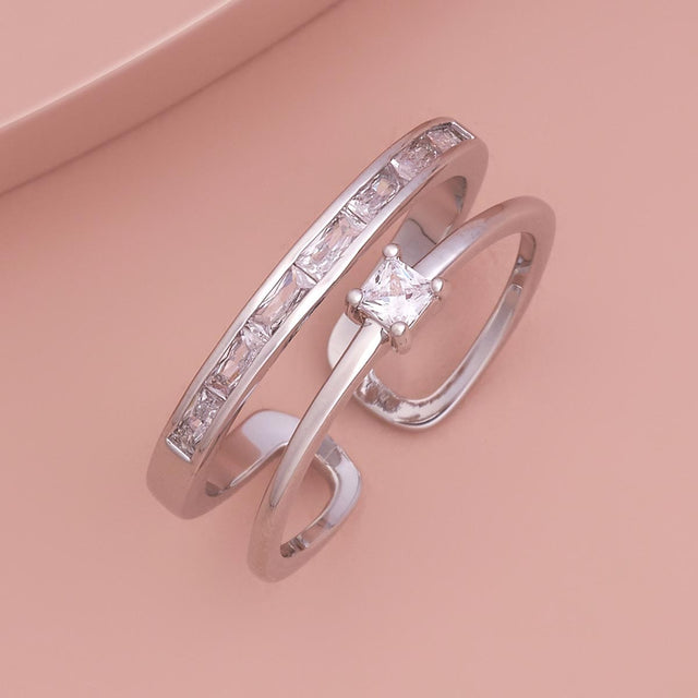 Trendy Zircon Finger Ring Trendy Finger Ring 186751