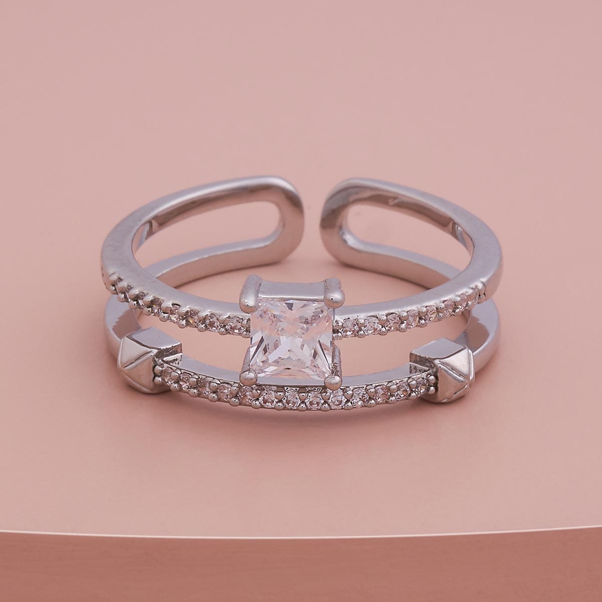 Trendy Zircon Finger Ring Trendy Finger Ring 186756