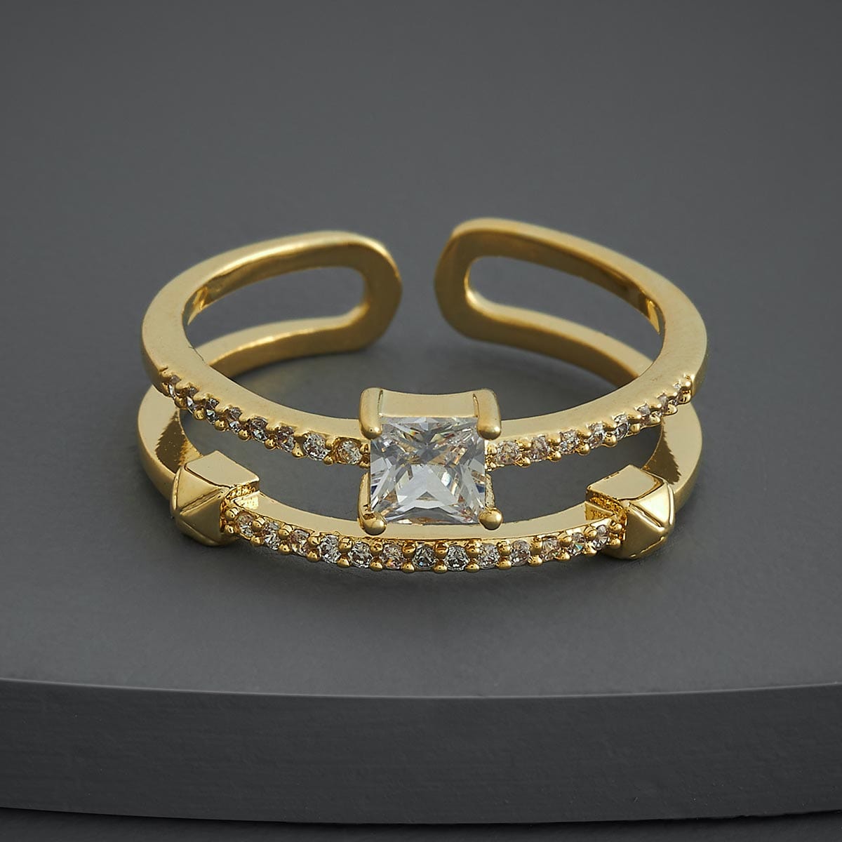 Trendy Zircon Finger Ring Trendy Finger Ring 186756