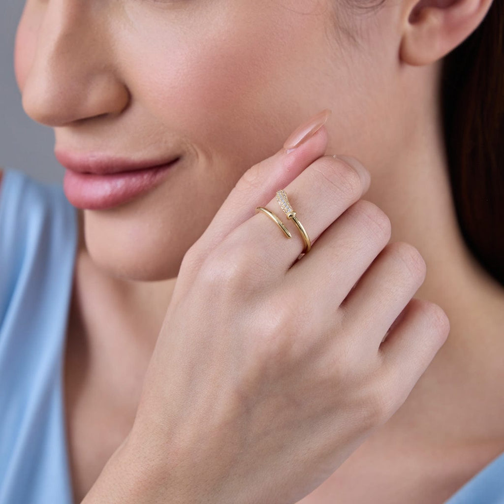 Trendy Zircon Finger Ring Trendy Finger Ring 186759