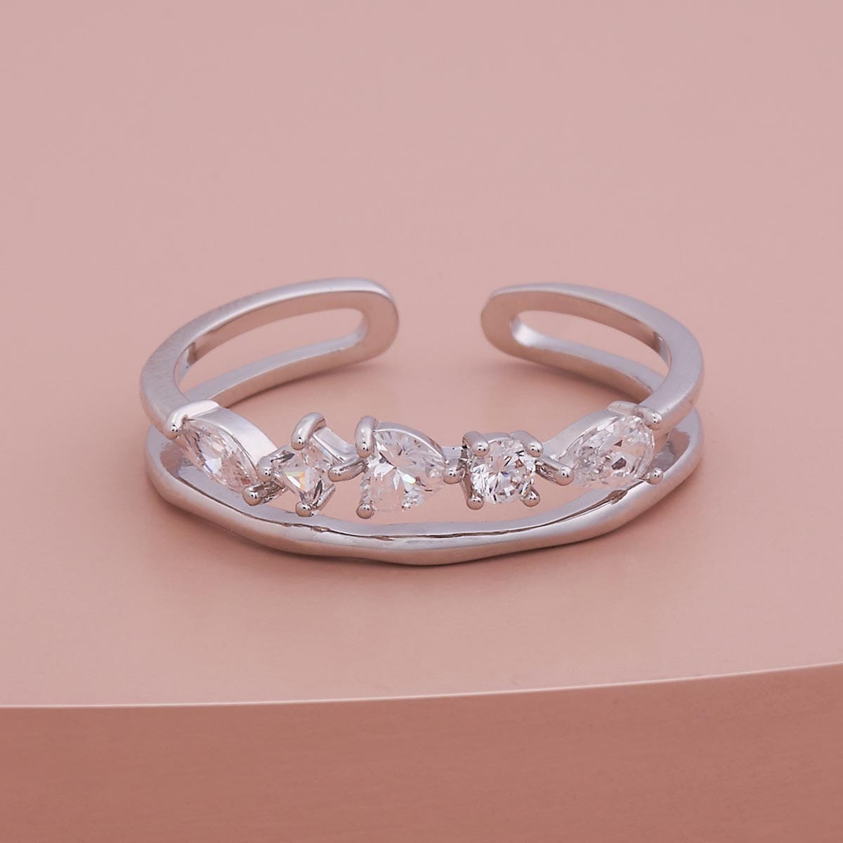 Trendy Zircon Finger Ring Trendy Finger Ring 186812