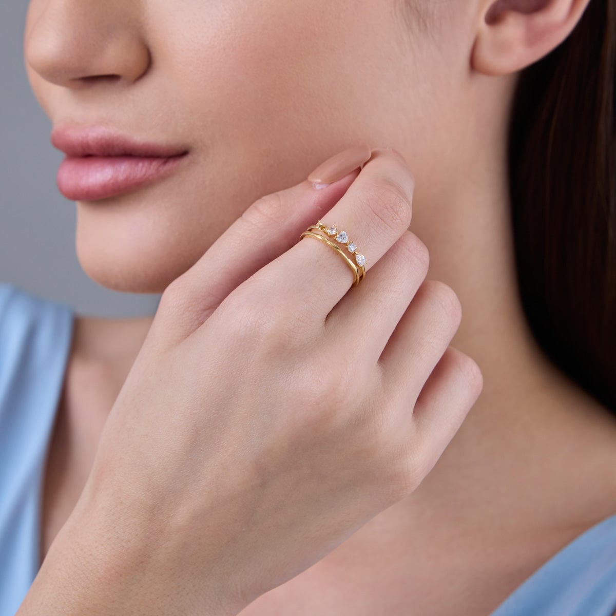 Trendy Zircon Finger Ring Trendy Finger Ring 186812