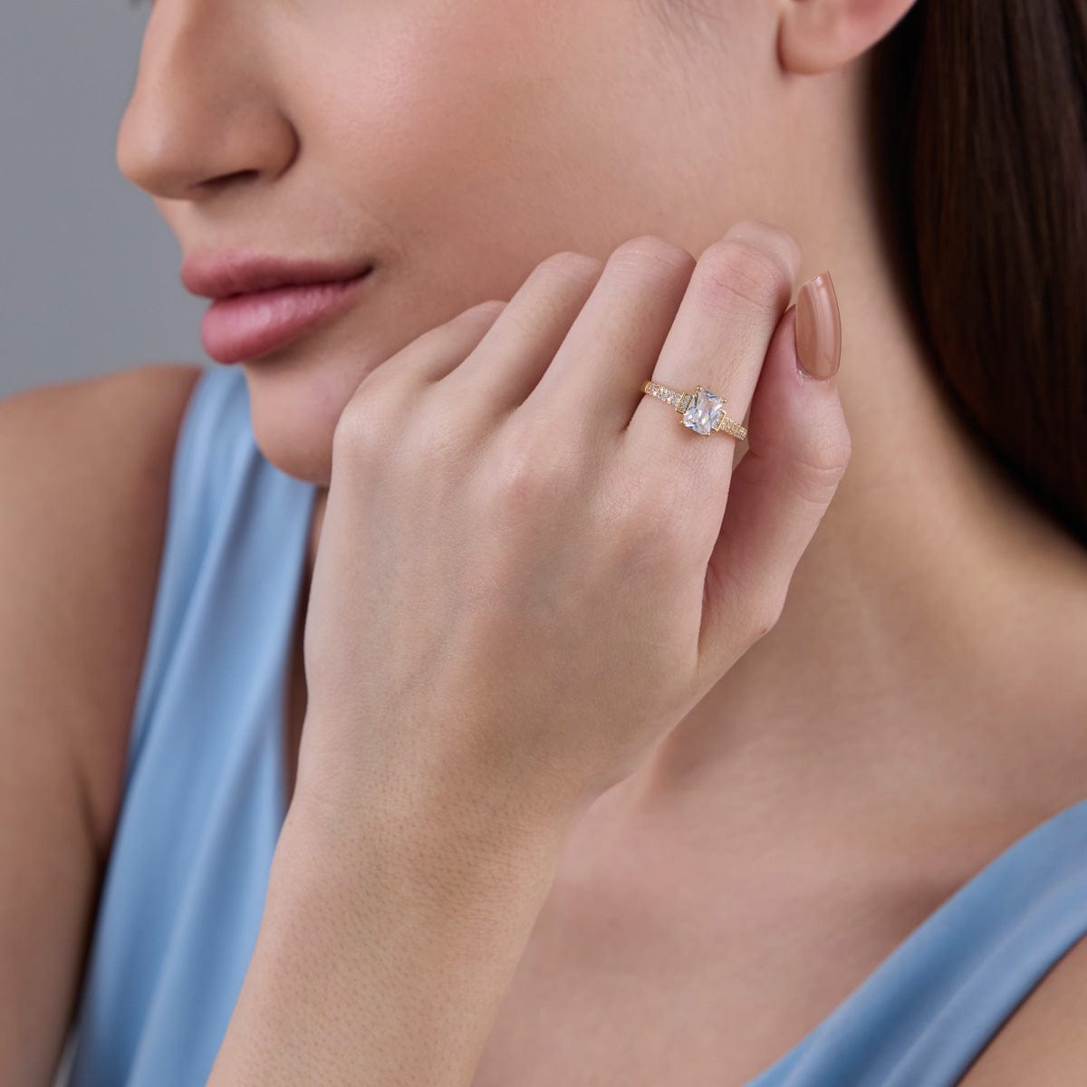 Trendy Zircon Finger Ring Trendy Finger Ring 186817