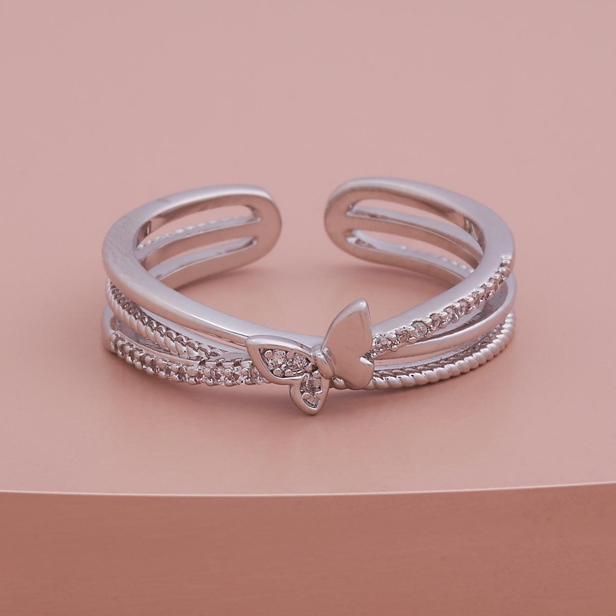 Trendy Zircon Finger Ring Trendy Finger Ring 186818