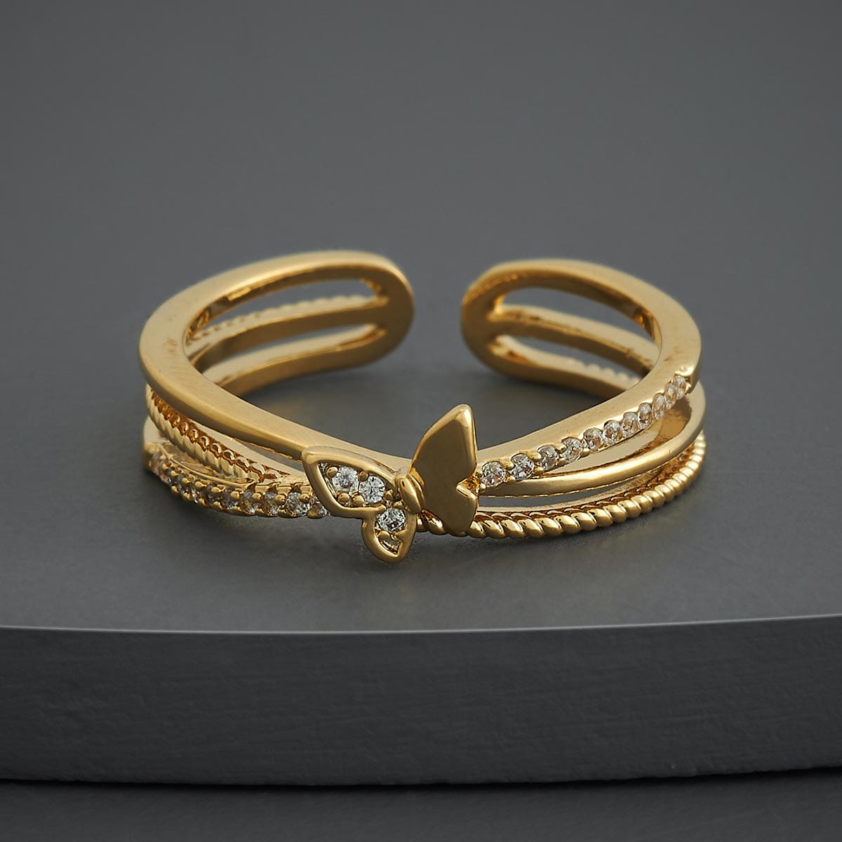 Trendy Zircon Finger Ring Trendy Finger Ring 186818