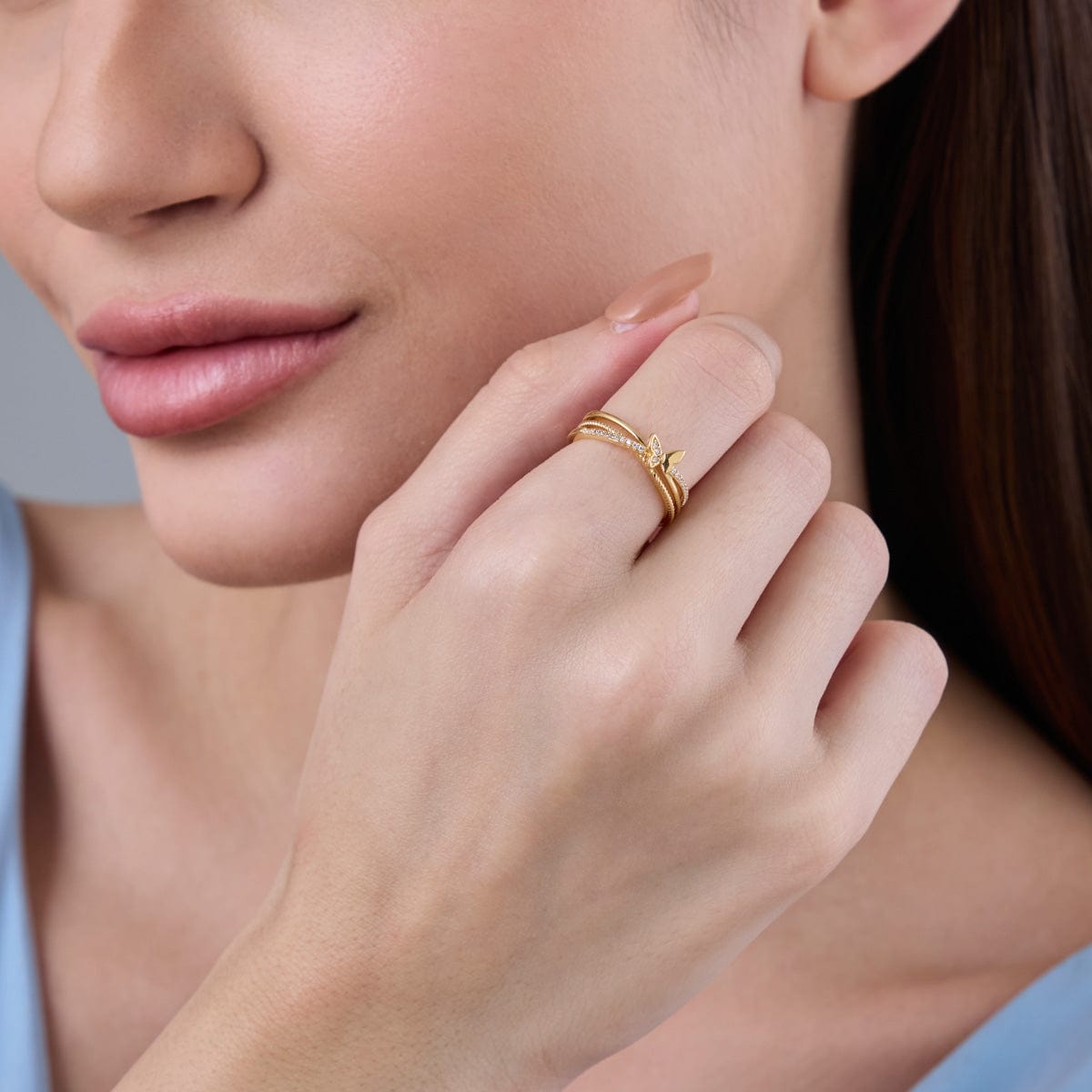 Trendy Zircon Finger Ring Trendy Finger Ring 186818