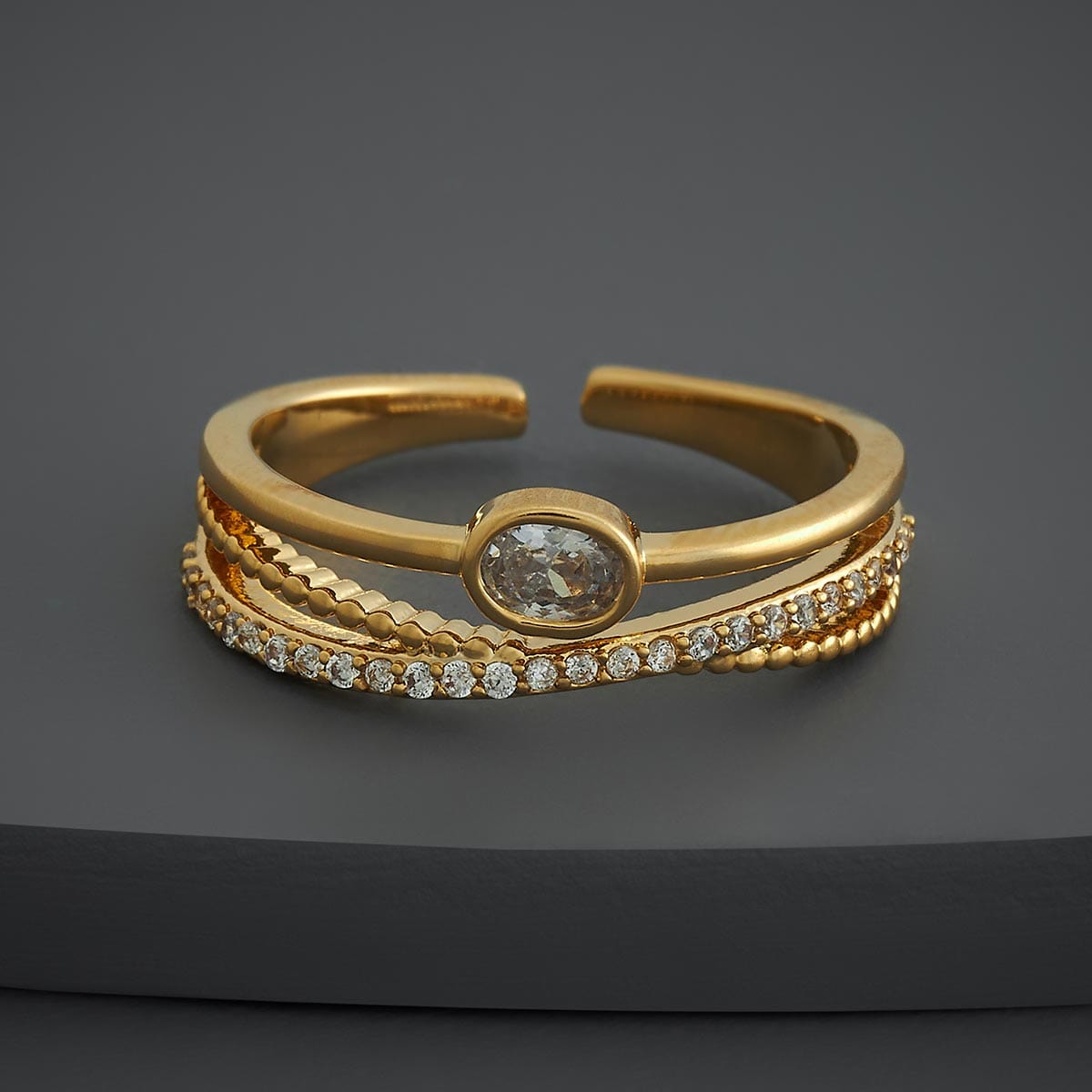 Trendy Zircon Finger Ring Trendy Finger Ring 186823